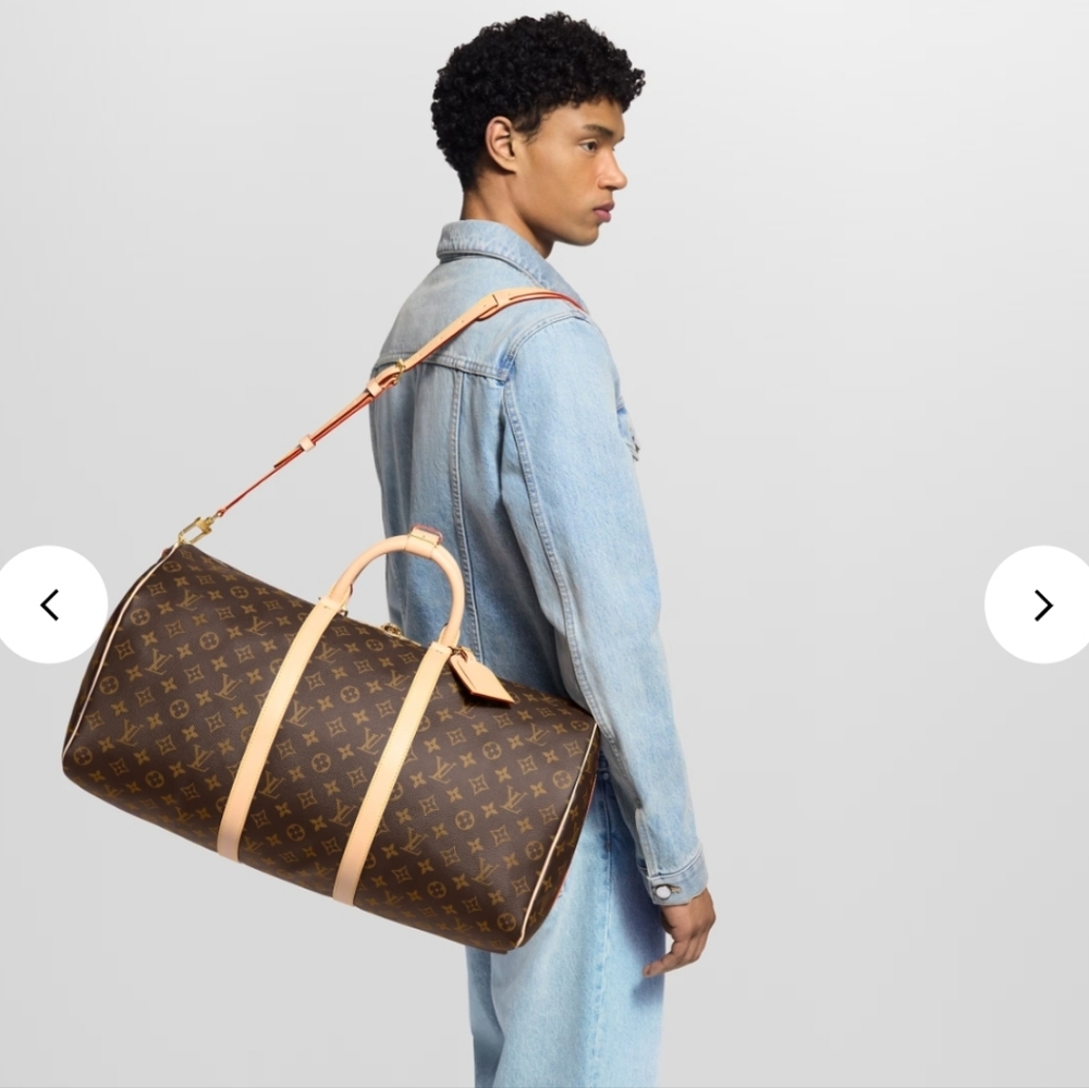 Louis Vuitton Keepall Bandoulière 55  LIKE NEW! USED ONCE! PRESTINE CONDITION
